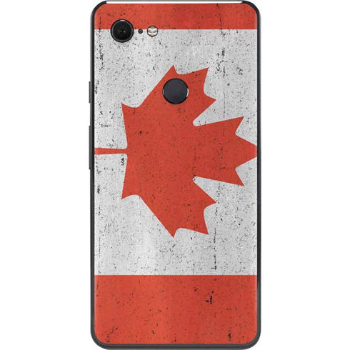 Canada Flag Distressed Google Pixel 3 XL Skin
